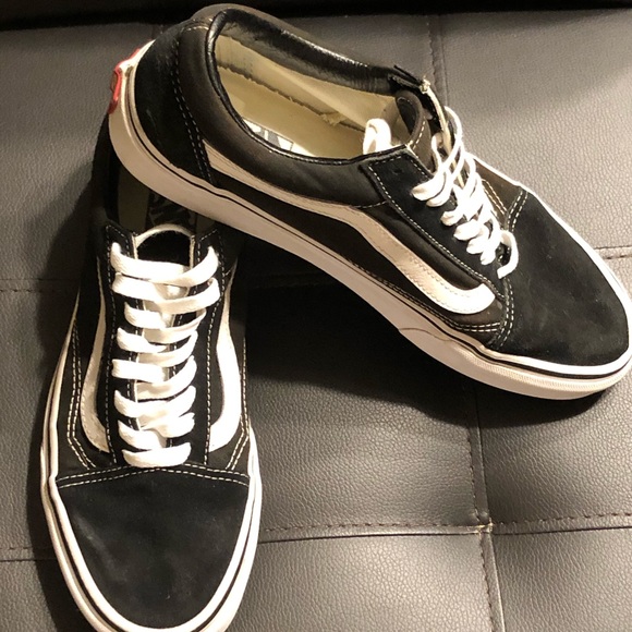 vans old skool black size 8